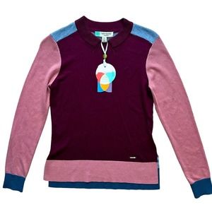 NEW Ted Baker Colour by Numbers Esmeia Sweater Cashmere Blend Size US 2